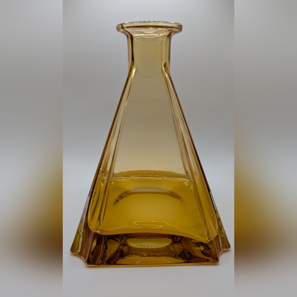 Amber Glass Vase